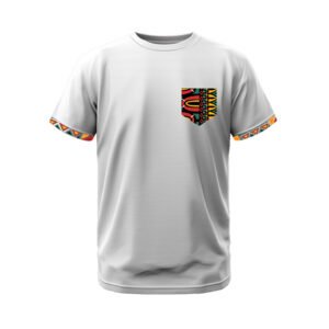 White Afro Style T-Shirt